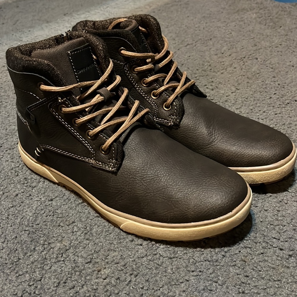Day Five Leather High Top Shoes/ Boots